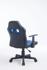 Detská kancelárska stolička Alora čierna/modrá | BIANO