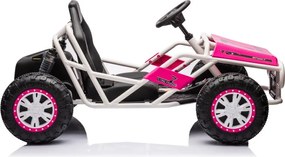 LEAN CARS Elektrické autíčko Buggy A8812 24V, ružové