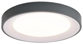 Moderné stropné svietidlo sivé s bielou farbou 48 cm vrátane LED stmievateľné RGB - Kanton