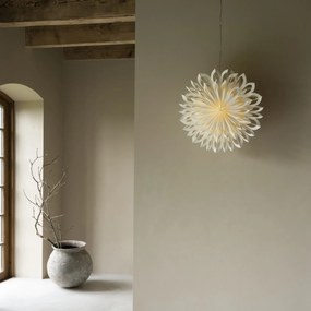 Watt & Veke Závesná svietiaca hviezda Clara white 50 cm