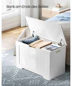 VASAGLE Úložný drevený box LHS11WT