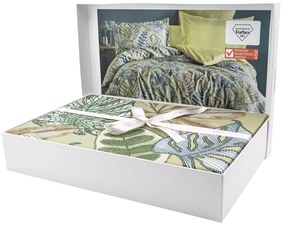 SATÉNOVÉ OBLIEČKY LUXURY PREMIUM GRETA 200X220 CM, 2KS 70X80 CM LISTY
