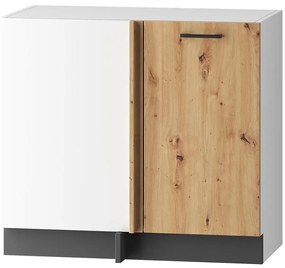 Kuchynská skrinka Clara Dnp P/L šedý grafit/Artisan