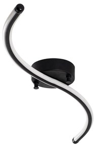 Stropné LED svietidlo Yilan čierne