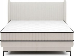 Manželská posteľ 140cm Dalmo (rošt/úl. priestor) (biela/čierna)