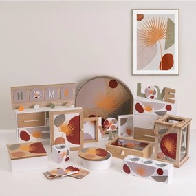 Dekoratívne úložné boxy s vekom v súprave 2 ks ø 17x6,5 cm – Casa Selección