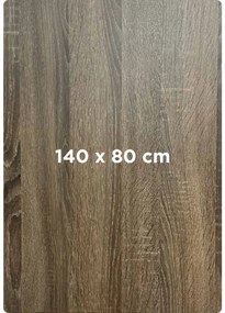 COMPACT 12 SONAMA DARK - STOLOVÁ DOSKA 140x80 cm