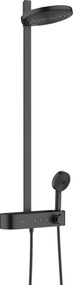 Hansgrohe Pulsify S, Showerpipe 260 2jet s termostatom ShowerTablet Select 400, čierna matná, HAN-24240670