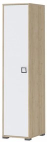 Skriňa 1D Kiki G1-BK/KI-15 beech/white
