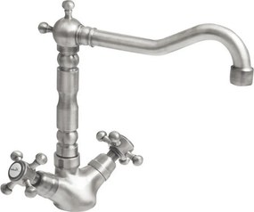 Stojančeková umývadlová batéria v matne striebornej farbe Antea – Sapho