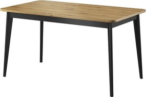 Rozkladací jedálenský stôl Nordi 140x80 cm, dub artisan