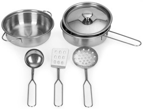 ECOTOYS Drevená kuchynka s LED, zvukmi, práčkou a príslušenstvom