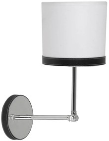 Candellux TIDA Nástenné svietidlo 1X40W E14 Chrome / Lampshade 21-31115