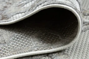 Koberec SOLE D3882 Ornament - ploské tkanie béžový / sivý