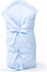 Klasická šnurovacia obliečka na zavinovačku 73x73 cm 100% bavlna Baby Blue