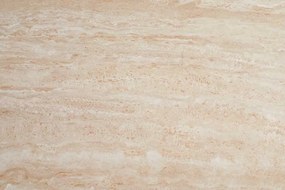 Dizajnový konferenčný stolík Danyale 80-134 cm travertín / šampanský