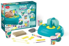 Súprava Maped Creativ Terra Pottery - hrnčiarsky kruh s hlinou a príslušenstvom