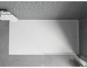 Mexen Amon, SMC obdĺžniková sprchová vanička 180 x 80 cm, biela, 4F108018