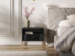 Noční stolek Iseo II 54 cm černý