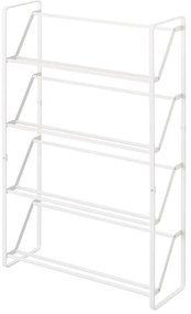 Biely kovový stojan na topánky Frame – YAMAZAKI