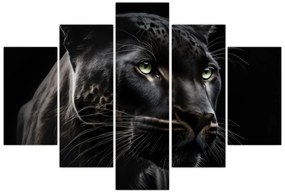 Obraz - Čierny panter (150x105 cm)