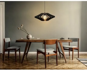 Luster na lanku 1xE27/60W/230V čierna pr. 47 cm