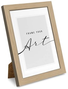 Stojací/na stenu rámček v prírodnej farbe 12x17 cm Beech – knor