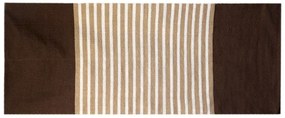 Koberec behúň pruhovaný 70x170cm hnedý