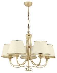 Jupiter 515 - LA-5-E - Luster závesný reťaz  LAURA 5xE27/60W/230V