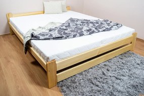 ComfortMatrace Posteľ z masívu borovice HELENA+rošt ZADARMO Rozměr: 90x200 cm, Barva: prirodzená farba