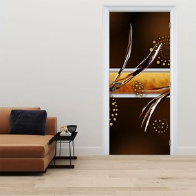 Fototapeta na dvere - Abstraktné motýle (95x205cm)