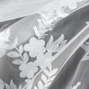 ZÁCLONA NA KRÚŽKOCH TALINA 140X250 CM VZOROVANÁ