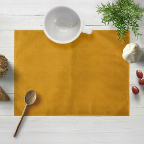 Biante Zamatové prestieranie na stôl Velvet Prémium SVP-037 Zlatisto oranžové 30x40 cm