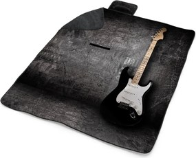 Sablio Plážová deka Gitara: 200x140 cm
