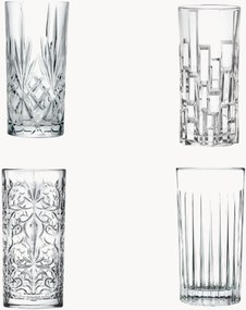 Krištáľové poháre na long drink Mixology, 4 ks
