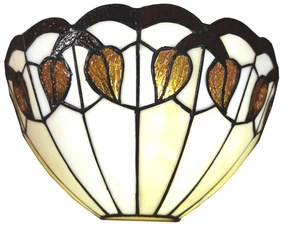 Nástenná Tiffany lampa Helaine - 31*15*21 cm
