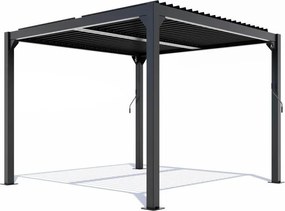 Hliníková bioklimatická pergola s lamelami 4 x 3 M