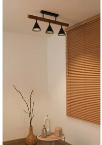 Duolla - Prisadený luster IRONLINE 3xG9/3W/230V borovica dub/čierna