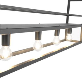 Inteligentné závesné svietidlo čierne vrátane WiFi A60 - Cage Rack