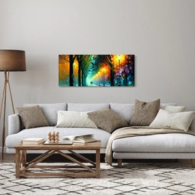 Obraz - Nočná prechádzka (120x50 cm)
