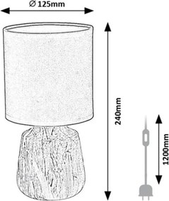 Rabalux NALISA stolná lampa 74066