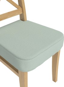 Sedák na stoličku Ingolf farba produktu zelená látka zapletaná