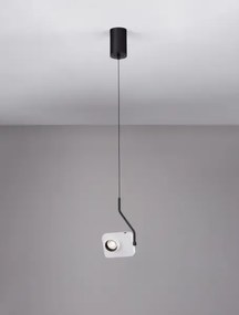 LED stmievateľný biely moderný luster Kedros