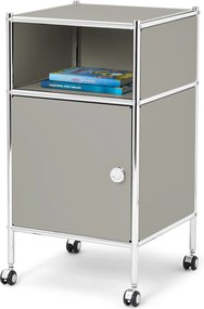 Kovová skrinka na kolieskach »CN3 Kids«, svetlosivá