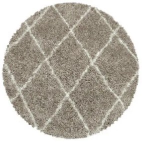 Ayyildiz koberce Kusový koberec Alvor Shaggy 3401 beige kruh - 200x200 (priemer) kruh cm