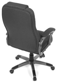Kancelárske kreslo DEXTER — látka, sivá