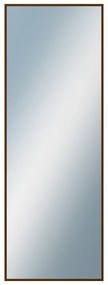 DANTIK - Zrkadlo v rámu, rozmer s rámom 50x140 cm z lišty Hliník hnedá (7269211)