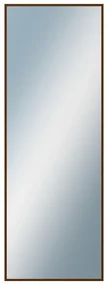 DANTIK - Zrkadlo v rámu, rozmer s rámom 50x140 cm z lišty Hliník hnedá (7269211)
