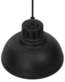 Luster na lanku SVEN 4xE27/15W/230V čierna/zlatá