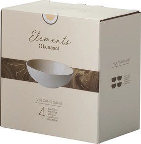 Set misiek 4 ks - Elements Vulcano Sand - 492746